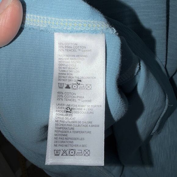 Tommy Bahama Tobago Bay Half Zip Size XXL Light Blue Big Man T220818-B-BAL - Picture 5 of 8